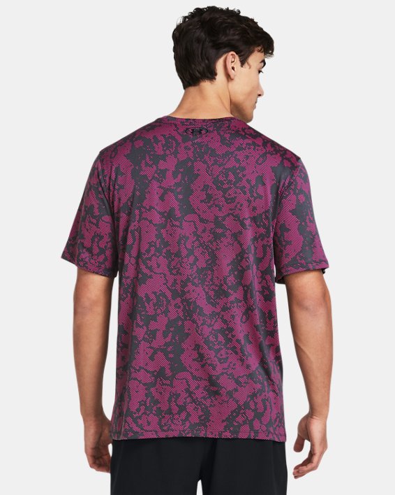 Męska koszulka z krótkimi rękawami UA Tech™ Vent Geode, Pink, pdpMainDesktop image number 1